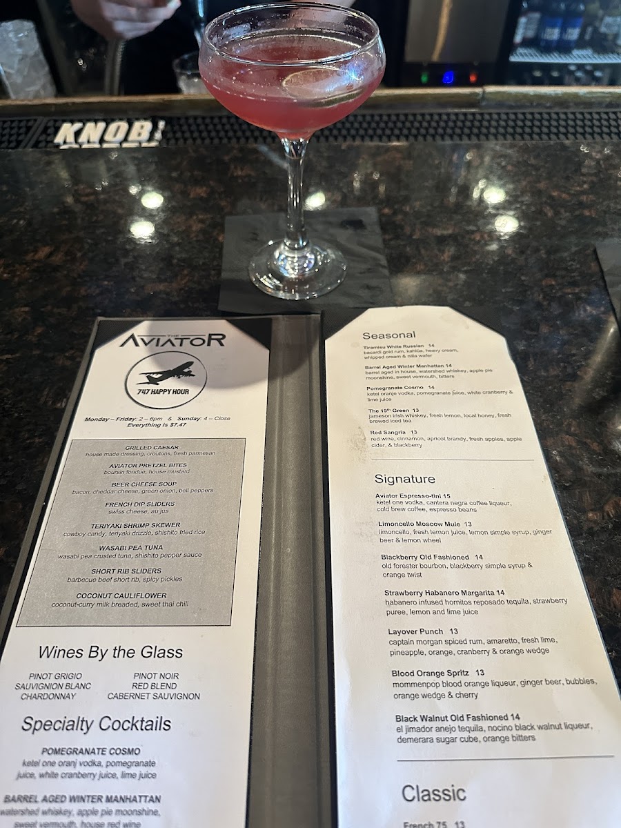 Menu The Aviator Pub & Restaurant-8